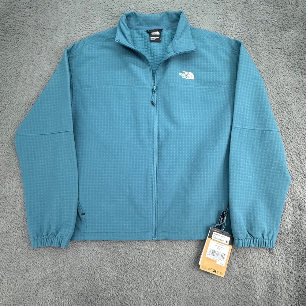 The North Face Tekware Jacket Women S Space Blue‎ FlashDry Full Zip NF0A8DPS